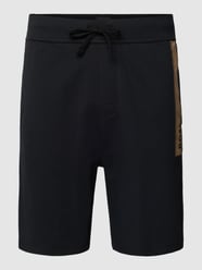 Sweatshorts mit Label-Print Modell 'Authentic' von BOSS Schwarz - 31