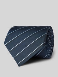 Krawatte mit Label-Detail von BOSS Blau - 15
