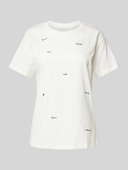 T-shirt met stitchingdetails, model 'CAMINO' van ICHI - 22