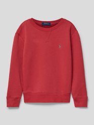 Sweatshirt mit Label-Stitching von Polo Ralph Lauren Teens Rot - 9
