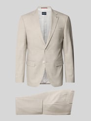 Anzug mit Pattentaschen und Reverskragen von HECHTER PARIS Beige - 24