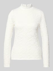 Slim Fit Longsleeve aus elastischem Material-Mix Modell 'OKTOBER' von MORE & MORE - 11