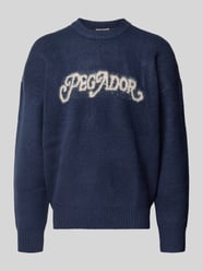 Gebreide pullover met ribboorden van Pegador - 2