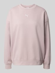 Oversized Sweatshirt aus Baumwoll-Mix Modell 'ESS OVERSIZED' von PUMA Pink - 33
