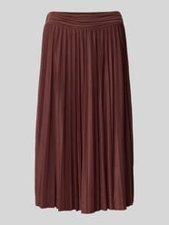 Plooirok met elastische band, model 'Astrid' van GUIDO MARIA KRETSCHMER WOMAN Bordeaux - 11