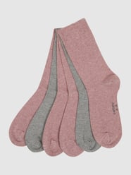 Sokken per 6 paar verpakt van camano Roze - 8