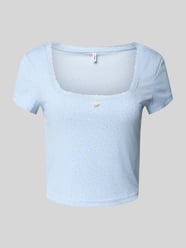 Regular Fit T-Shirt in Rippoptik Modell 'LEMONE' von Only - 29