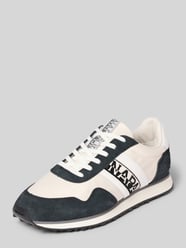 Sneakersy z mieszanki skóry i tkaniny model 'SHARD' od Napapijri - 6