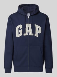 Bluza rozpinana z logo i kieszenią kangurka od GAP - 2
