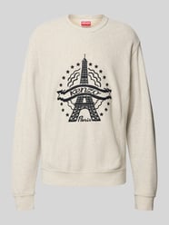 Bluza z nadrukiem z motywem wieży Eiffla od Kenzo - 9
