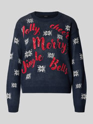 Pullover mit Pailletten-Schriftzug von VERO MODA - 3