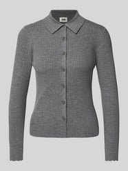 Cardigan aus Lanawolle mit Polokragen Modell 'ARHANYA' von DRYKORN - 23