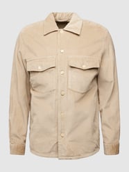 Hemdjacke aus Cord von Marc O'Polo Beige - 16