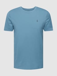 T-Shirt mit Logo-Print von NO EXCESS Blau - 27