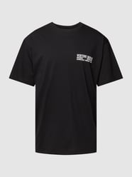 T-shirt z okrągłym dekoltem model ‘SUNDOWNER’ od Vertere Czarny - 4