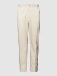 Tapered Fit Chino mit französischen Eingrifftaschen von CK Calvin Klein Beige - 42