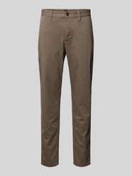 Tapered Fit Chino mit Eingrifftaschen von BOSS Orange Braun - 27