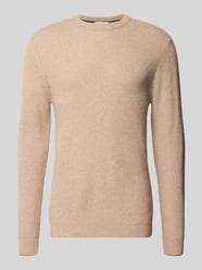 Sweter o kroju slim fit z mieszanki żywej wełny od ROY ROBSON - 19