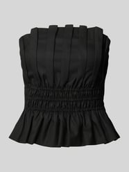 Bandeau-top met elastische tailleband, model 'pauline' van Gestuz - 1