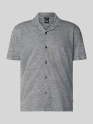 koszula casualowa o kroju regular fit z mieszanki lnu i bawełny model 'H-POWELL' od BOSS - 43