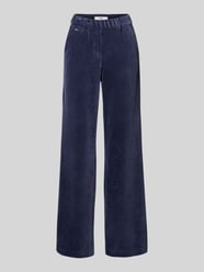 Corduroy broek met elastische band en steekzakken, model 'MAINE' van Brax - 36