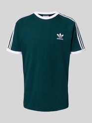 T-shirt z wyhaftowanym logo i okrągłym dekoltem od adidas Originals - 45