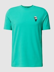 T-shirt met labelpatch van Karl Lagerfeld Groen - 39