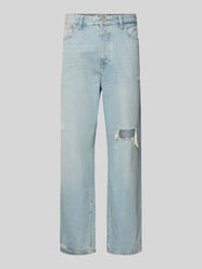 Jeansy o kroju loose fit z czystej bawełny model 'FADE' od ONLY & SONS - 16