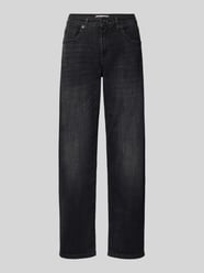 Regular Fit Jeans mit Label-Patch Modell 'Gina Straight' von MAC - 1
