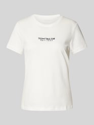 T-shirt o kroju regular fit z czystej bawełny ekologicznej od Tom Tailor - 34