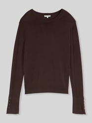 Sweter z mieszanki wiskozy z detalami w postaci guzików na rękawie od Tom Tailor - 33