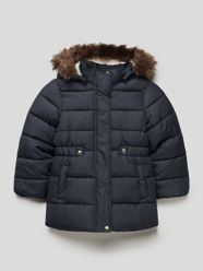 Steppjacke mit Kapuze Modell 'NMFMERETHE JACKET2 GLITTE' von Name It Blau - 25
