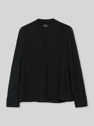 Longline Langarmbluse mit Falten-Detail von s.Oliver BLACK LABEL - 2