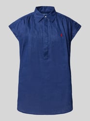 Leinenbluse mit Label-Stitching von Polo Ralph Lauren - 11