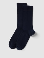 Socken aus Bio-Baumwolle im 2er-Pack von s.Oliver RED LABEL Blau - 20