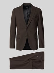 Slim Fit Anzug mit Schurwoll-Anteil Modell 'HUGE' von BOSS - 28