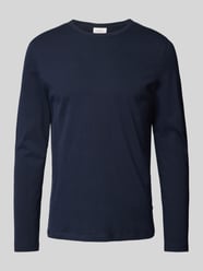 Longsleeve mit Label-Detail von s.Oliver RED LABEL Blau - 46