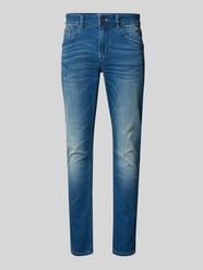 Jeans o kroju slim fit z wyhaftowanym logo model 'Tailwheel JEA' od PME Legend - 34