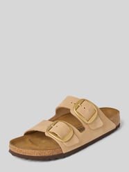 Sandaletten aus Leder mit Dornschließen von Birkenstock Beige - 4
