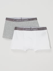 Obcisłe bokserki z dodatkiem streczu w zestawie 2 szt. od Calvin Klein Underwear Szary - 48