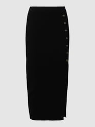 Midirock mi Label-Details Modell 'LOGO BUTTON PENCIL SKIRT' von MICHAEL Michael Kors Schwarz - 12