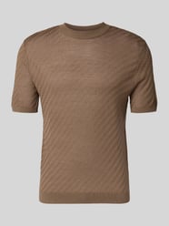 Slim Fit T-Shirt mit Lyocell- und Woll-Anteil von Emporio Armani - 24