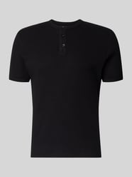 T-Shirt mit kurzer Knopfleiste von REVIEW - 33