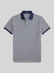 Slim Fit Poloshirt aus reiner Baumwolle Modell 'YD MESH STRIPE POLO' von Polo Ralph Lauren - 26