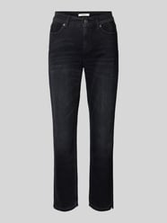 Straight Leg Jeans mit Ziersteinbesatz Modell 'PIPER' von Cambio Schwarz - 15