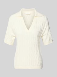 Strickshirt mit Umlegekragen und V-Ausschnitt von LeGer by Lena Gercke - 33