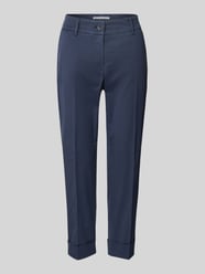 Chinosy o skróconym kroju regular fit model ‘DORA’ od Raffaello Rossi - 4