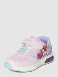 Sneakers met motiefprint, model 'SPACECLUB GIRL' van Geox Roze - 34