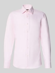 Slim Fit Businesshemd aus reiner Baumwolle Modell 'HANK' von BOSS Pink - 25