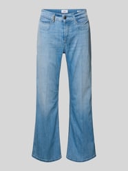 Wide leg jeans van katoenmix model 'FABIENNE' van CAMBIO - 9
